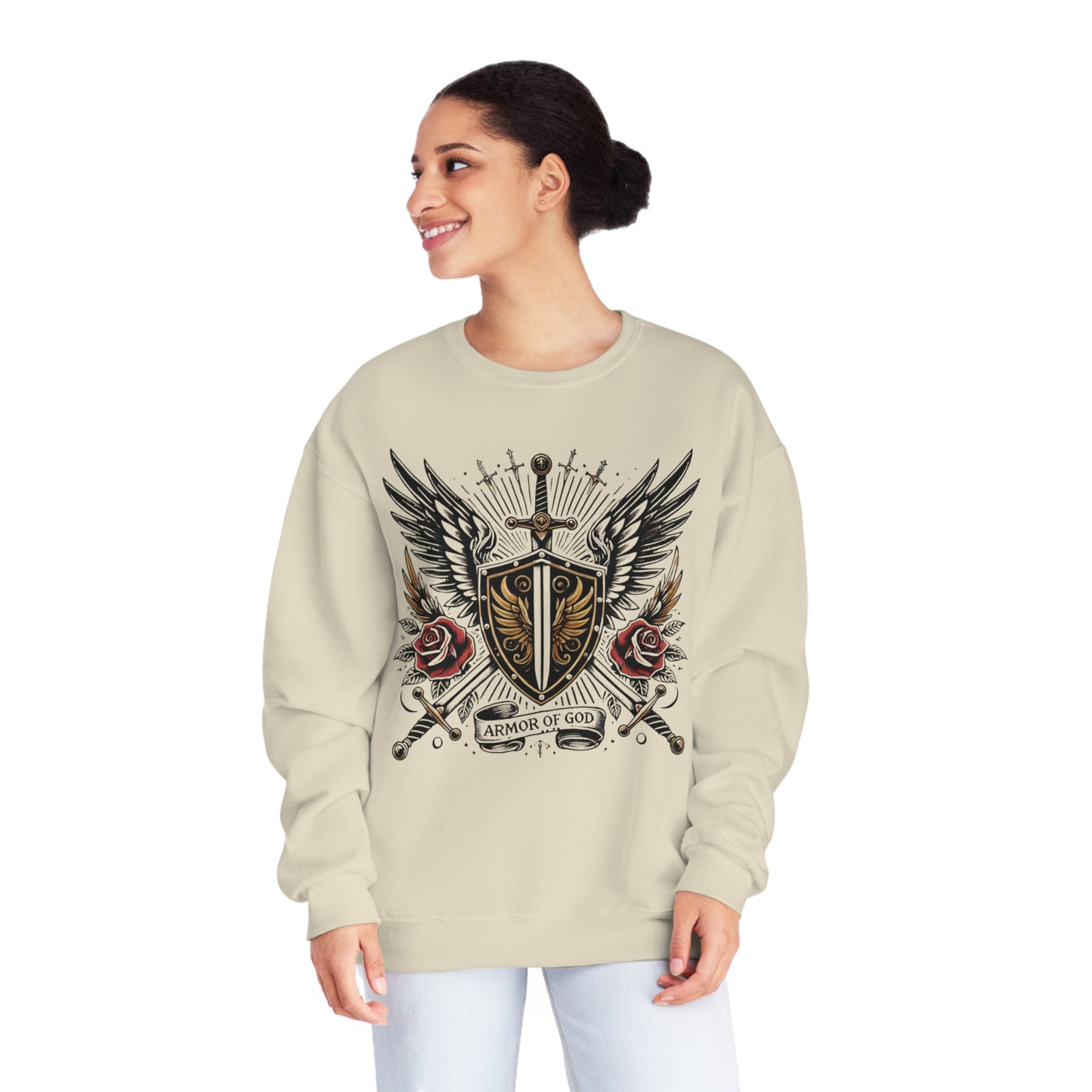Faith Shield Crewneck