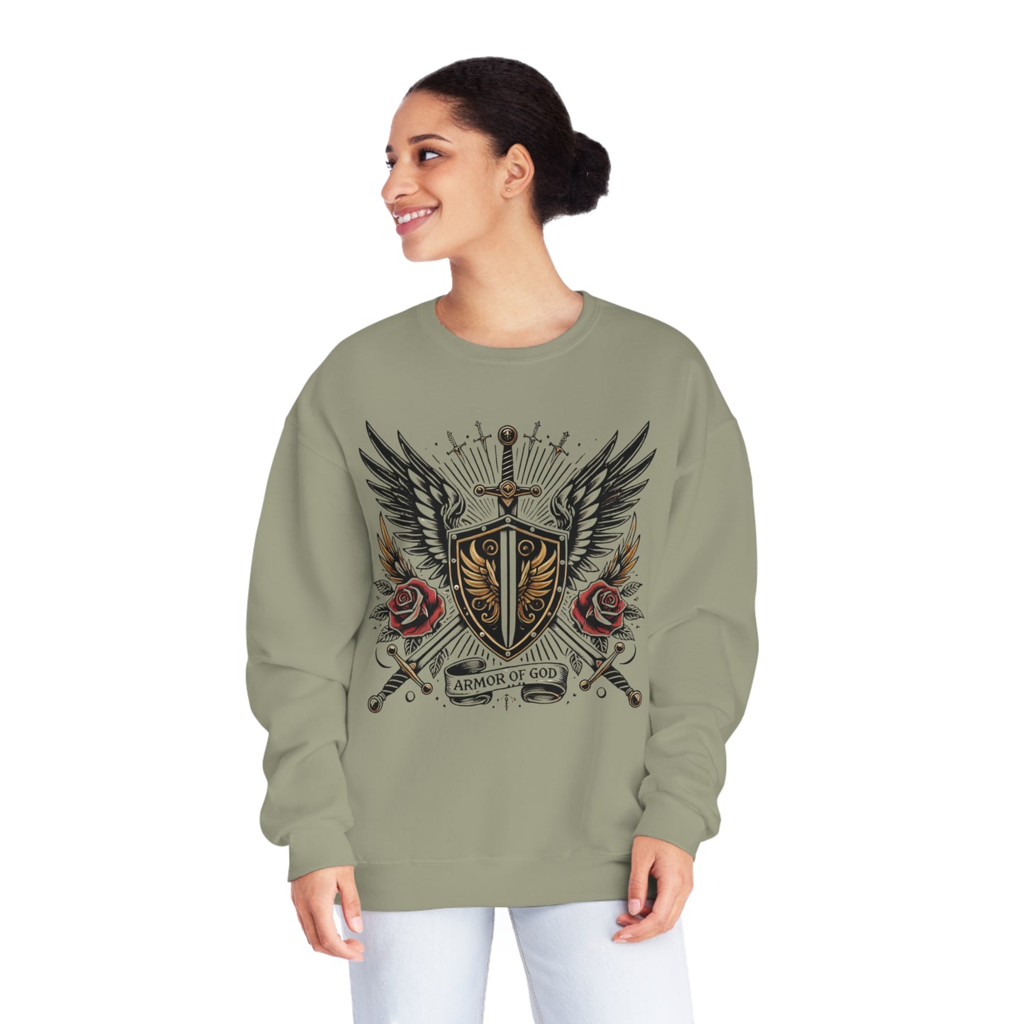 Faith Shield Crewneck