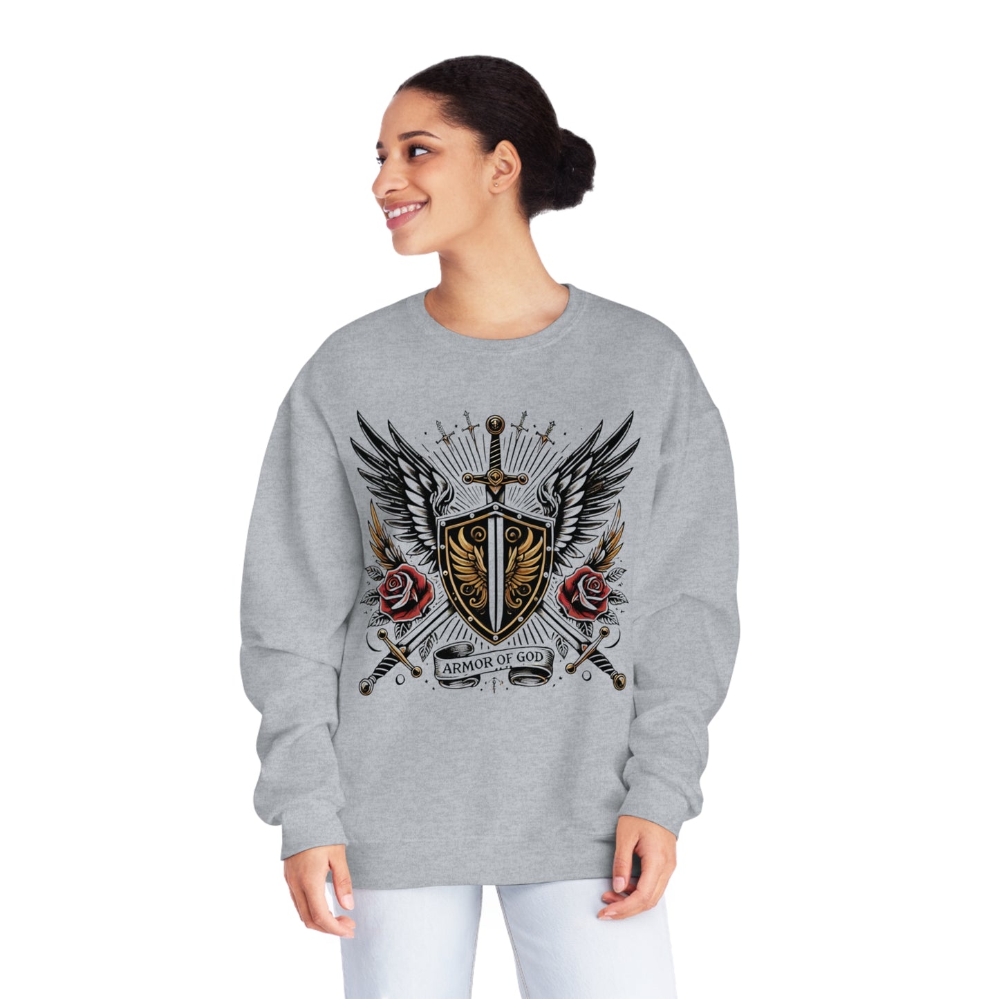 Faith Shield Crewneck