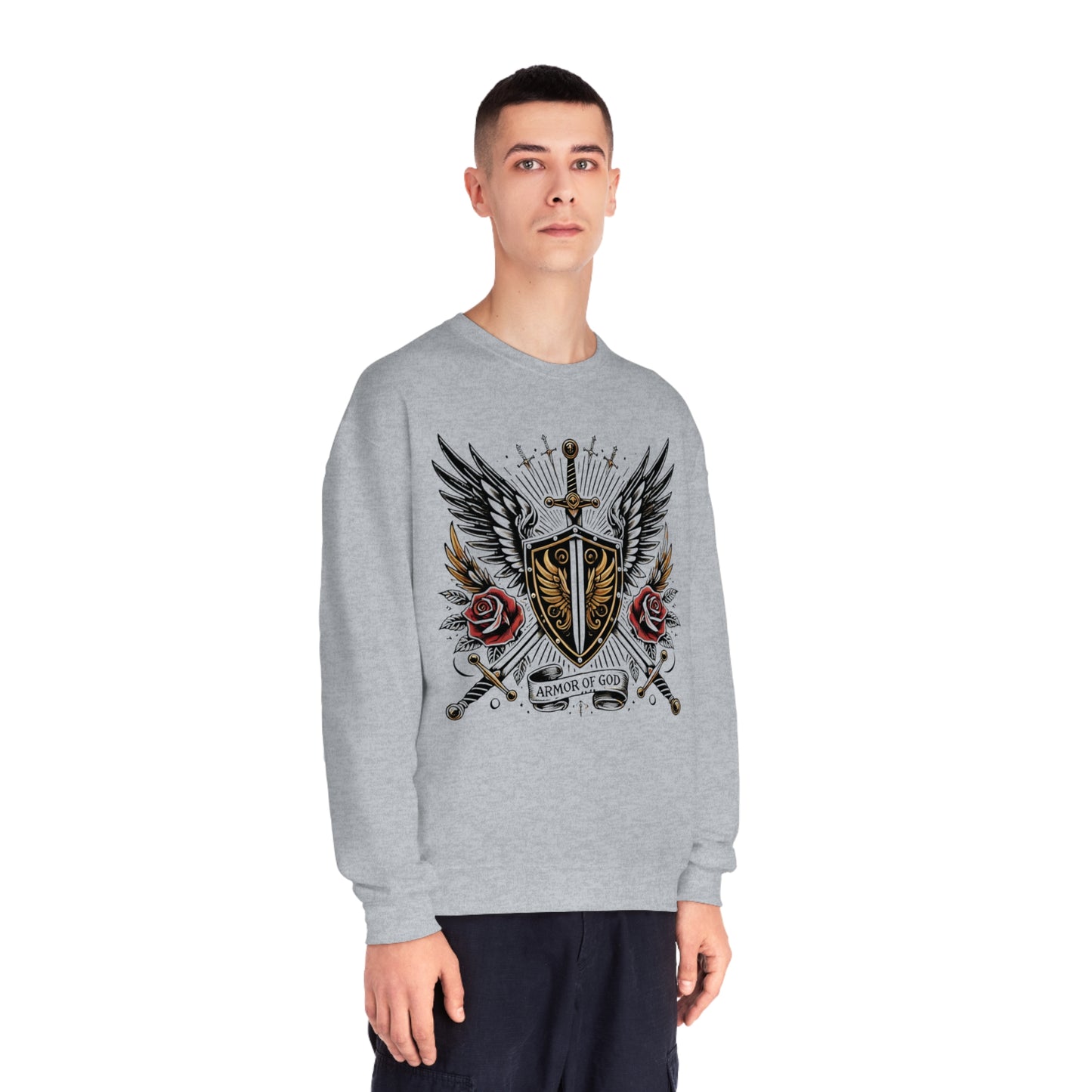 Faith Shield Crewneck