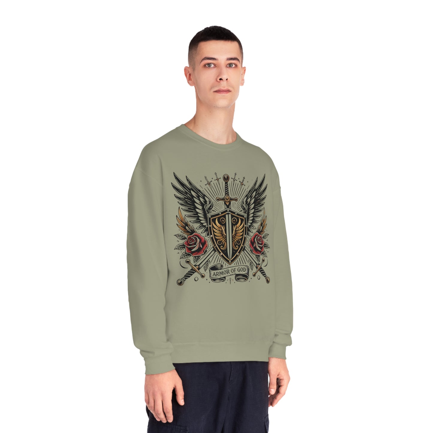 Faith Shield Crewneck