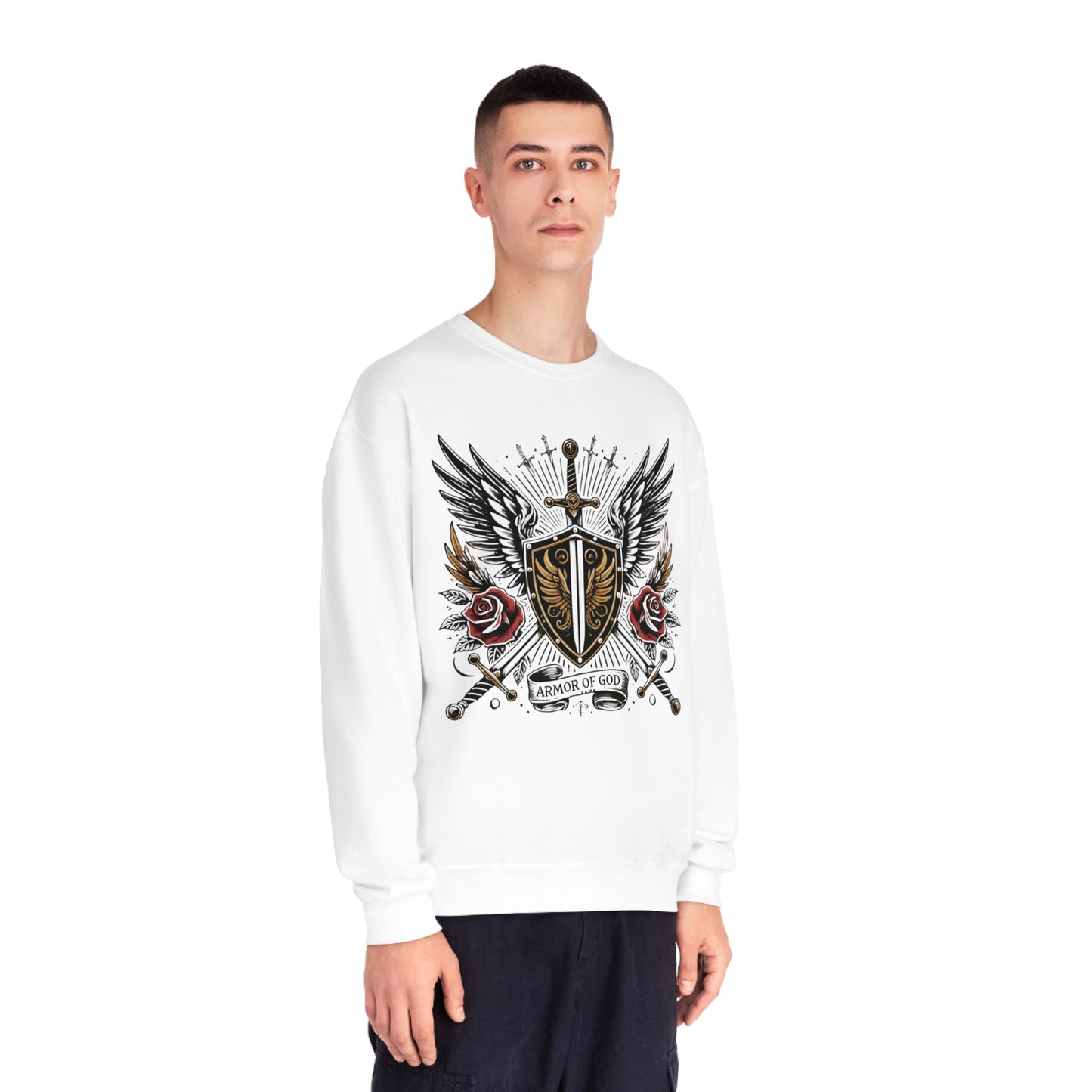 Faith Shield Crewneck
